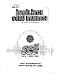 LGS İNGİLİZCE SORU BANKASI