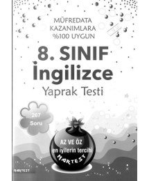 İNGİLİZCE YAPRAK TESTİ 267 SORU