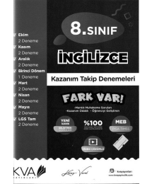 İNGİLİZCE KAZANIM TAKİP DENEMELERİ FARK VAR