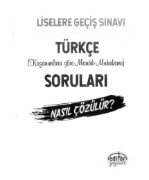 TÜRKÇE KAZANIMLARA GÖRE MANTIK MUHAKEME SORULARI
