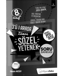 3'Ü 1 ARADA ZÜMRE SÖZEL YETENEK SORU BANKASI