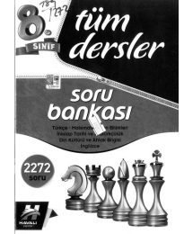 TÜM DERSLER SORU BANKASI 2272 SORU