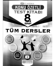 KONU ÖZETLİ TEST KİTABI TÜM DERSLER