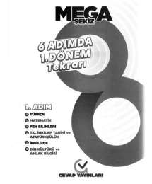 MEGA SEKİZ 6 ADIMDA 1. DÖNEM TEKRARI