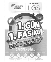 1. GÜN 1. FASİKÜL 1.DÖNEM LGS TEKRARI SAYISAL - SÖZEL