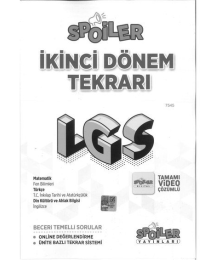 SPOİLER İKİNCİ DÖNEM TEKRARI LGS