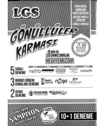 LGS GÖNÜLLÜLER KARMASI 10+1 DENEME
