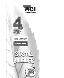 SOSYAL BİLGİLER TEST