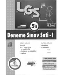 LGS DENEME SINAV SETİ -1 5'Lİ
