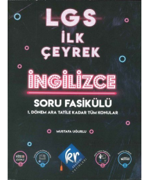 LGS İLK ÇEYREK İNGİLİZCE SORU FASİKÜLÜ