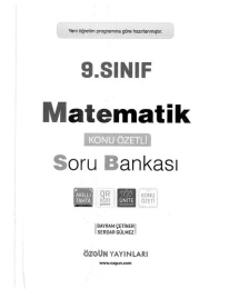 MATEMATİK KONU ÖZETLİ SORU BANKASI