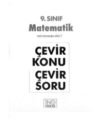 MATEMATİK ÇEVİR KONU ÇEVİR SORU