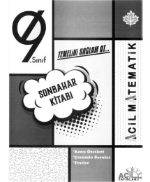 TEMELİNİ SAĞLAM AT SONBAHAR KİTABI ACİL MATEMATİK