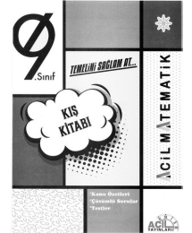TEMELİNİ SAĞLAM AT KIŞ KİTABI ACİL MATEMATİK