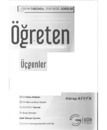 ÖĞRETEN GEOMETRİ FASİKÜLLERİ ÜÇGENLER