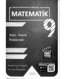 MATEMATİK SORU KİTAPÇIĞI ORAN ORANTI PROBLEMLER