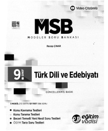 MODÜLER SORU BANKASI TÜRK DİLİ VE EDEBİYATI