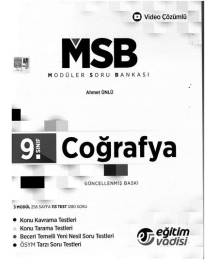 MODÜLER SORU BANKASI COĞRAFYA