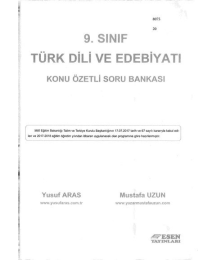 TÜRK DİLİ VE EDEBİYATI KONU ÖZETLİ SORU BANKASI