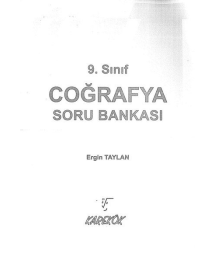 COĞRAFYA SORU BANKASI