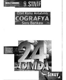 ÖZEL KONU ANALTIMLI COĞRAFYA SORU BANKASI 24 ADIMDA