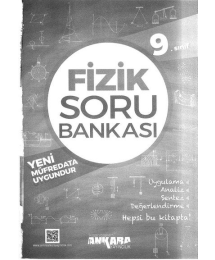 FİZİK SORU BANKASI UYGULAMA ANALİZ SENTEZ DEĞERLENDİRME