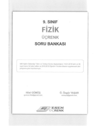 FİZİK ÜÇRENK SORU BANKASI