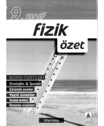 FİZİK ÖZET KONU ÖZETLERİ ÇÖZÜMLÜ SORULAR