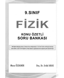 FİZİK KONU ÖZETLİ SORU BANKASI