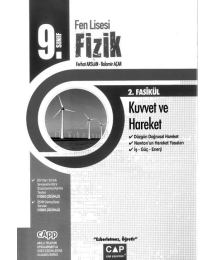 FEN LİSESİ FİZİK 2. FASİKÜL KUVVET VE HAREKET