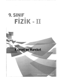 FİZİK 2 KUVVET VE HAREKET