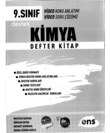 KİMYA DEFTER KİTAP KONU ANLATIMI SORU ÇÖZÜMÜ