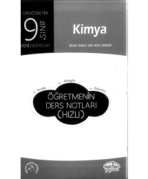 KİMYA BECERİ TEMELLİ YENİ NESİL SORULAR ÖĞRETMENİN DERS NOTLARI (HIZLI)