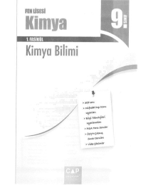 FEN LİSESİ KİMYA 1. FASİKÜL KİMYA BİLİMİ