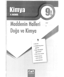 KİMYA 4. FASİKÜL MADDENİN HALLERİ DOĞA VE KİMYA