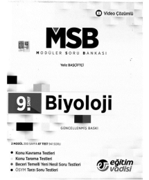 MODÜLER SORU BANKASI BİYOLOJİ