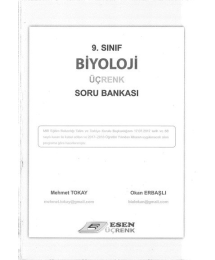 BİYOLOJİ ÜÇRENK SORU BANKASI