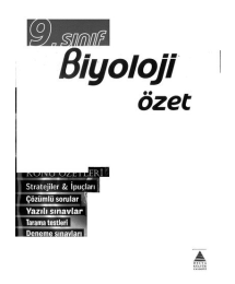 BİYOLOJİ ÖZET KONU ÖZETLERİ