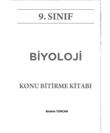 BİYOLOJİ KONU BİTİRME KİTABI