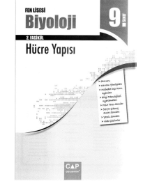 BİYOLOJİ 2. FASİKÜL HÜCRE YAPISI