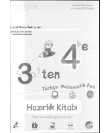 3'TEN 4'E HAZIRLIK KİTABI