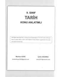 TARİH KONU ANLATIMLI