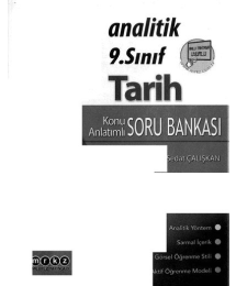 ANALİTİK KONU ANLATIMLI SORU BANKASI TARİH