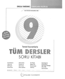 TEMEL KAVRAMLARLA TÜM DERSLER SORU KİTABI