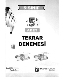 5 ADET TEKRAR DENEMESİ YENİ NESİL SORULAR