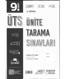 ÜNİTE TARAMA SINAVLARI TOPLAM 6 ADET