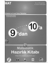 9'DAN 10'A MATEMATİK HAZIRLIK KİTABI
