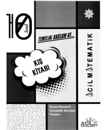 KIŞ KİTABI ACİL MATEMATİK KONU ÖZETLERİ