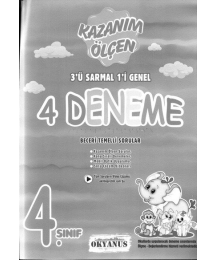 KAZANIM ÖLÇEN 4 DENEME