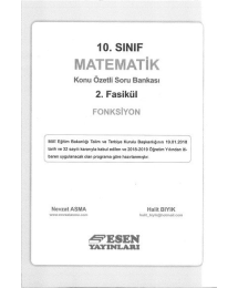 MATEMATİK KONU ÖZETLİ SORU BANKASI 2. FASİKÜL FONKSİYON